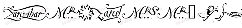 Zanzibar SF字体转换
